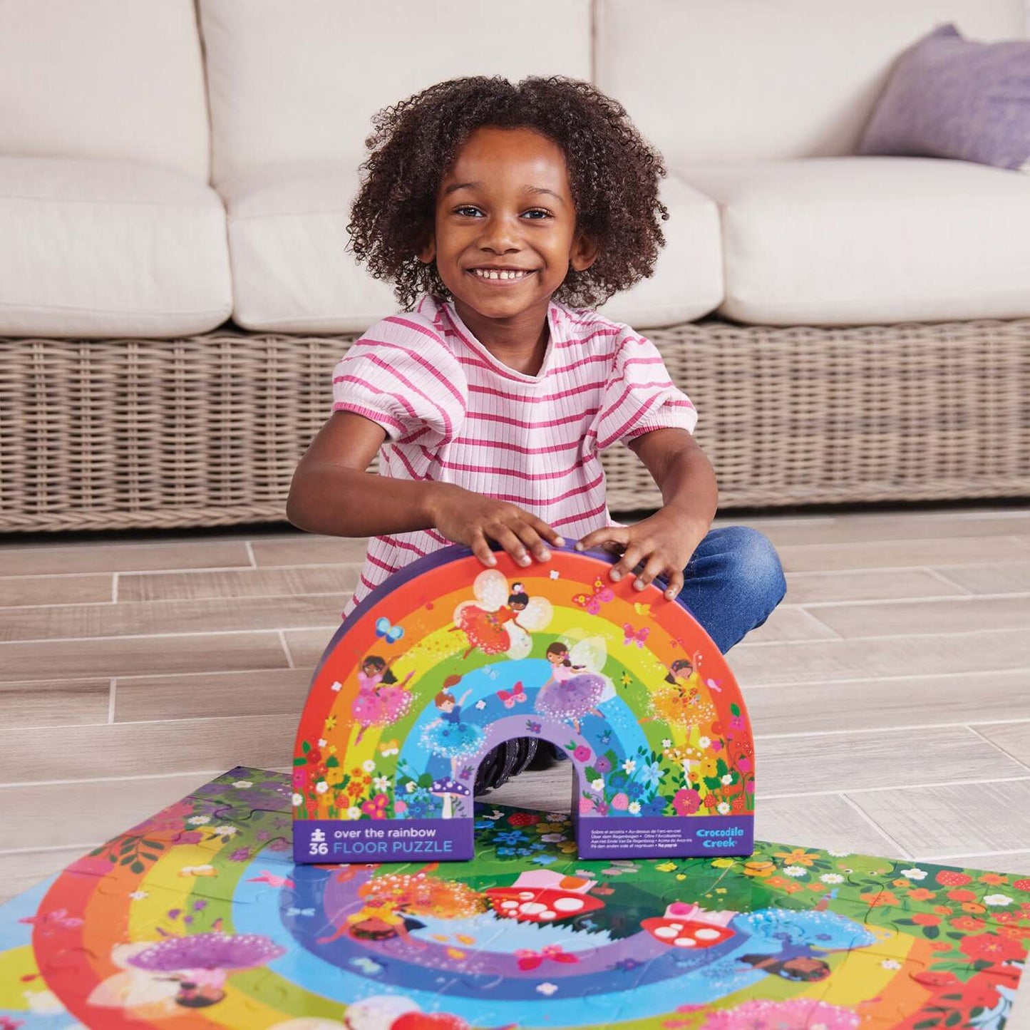 Child with Puzzle