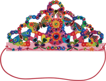 flowers jeweled crown