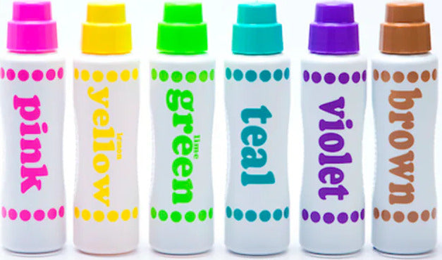 Dot-Art Markers 6-pk Brilliant [Washable]