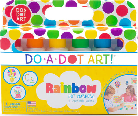 Dot-Art Markers 6-pk Brilliant [Washable]