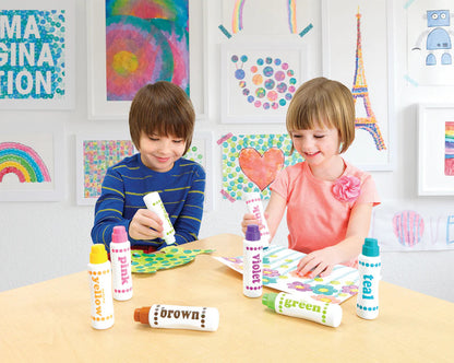 Dot-Art Markers 6-pk Brilliant [Washable]