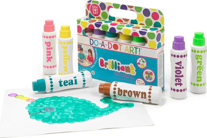 Dot-Art Markers 6-pk Brilliant [Washable]