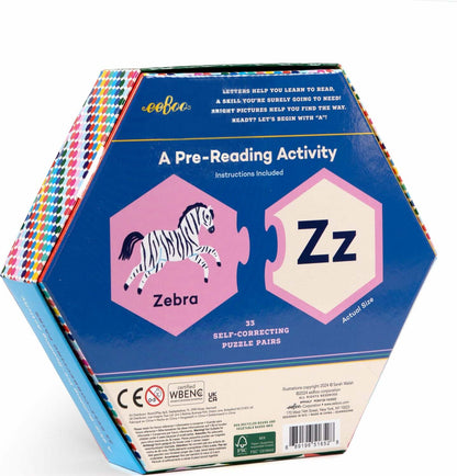 Alphabet Hexagon (hexagon puzzle pairs)