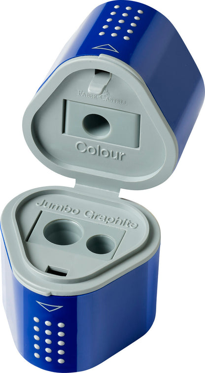 Single Grip Trio Pencil Sharpener, Blister
