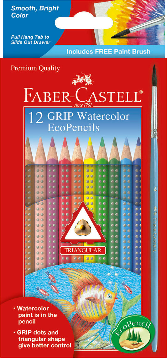 Grip Watercolor EcoPencils  12 ct.