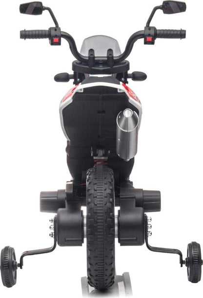 12V Aprilia Motorcycle 1 Seater Ride-on (White)