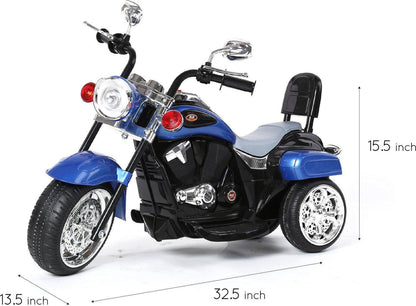6V Freddo Toys Chopper Style Ride on Trike (Blue)