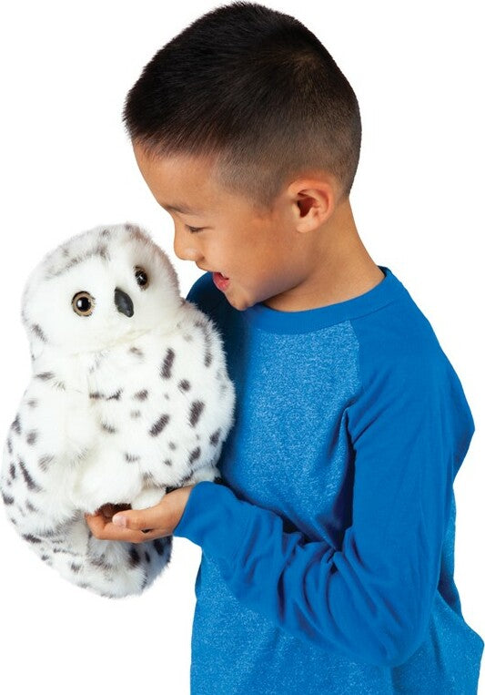 Owl, Snowy Hand Puppet