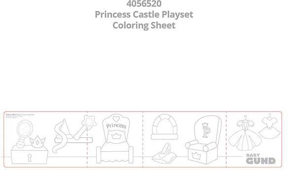 Princess Castle Playset, 8"