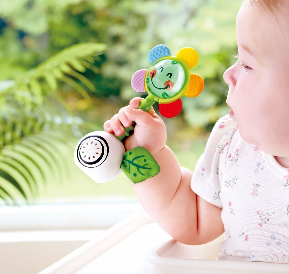 Shook A Rattle SHAKE N SPARKLE FLOWER RATTLE light up color changing rattle – Mary ...