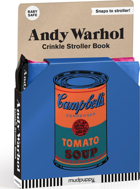 Andy Warhol Crinkle Fabric Stroller Book