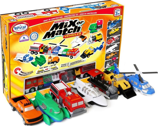 Magnetic Mix or Match Vehicles - Deluxe  Set 2
