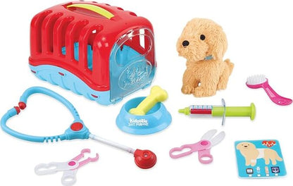 The Groom 'n Care Pet Carrier is the perfect set for little ones to engage in imaginative roleplay as a pet owner, groomer, or veterinarian. This comprehensive playset includes everything needed to care for a new furry friend

I