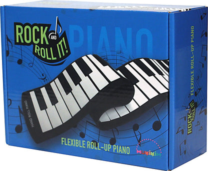 Rock And Roll It - Piano Flexible, Completely Portable, 49 standard Keys, battery OR USB powered