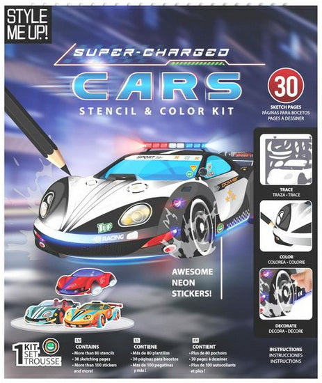 SUPER CHARGED CARS- ART KIT
