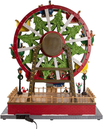 13" Lited Musical Ferris Wheel