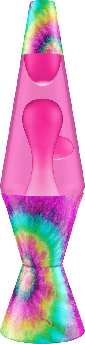 14.5'' LAVA Lamp Pink Spiral Tie Dye - Pink on Pink