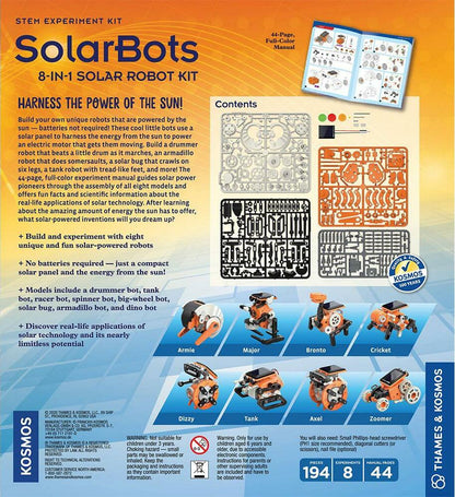 Solarbots: 8-in-1 Solar Robot Kit