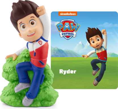 ryder figure from Paw Patrol on a white background