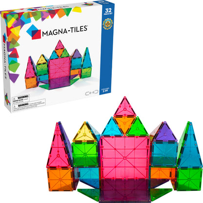 MagnaTiles Clear Colors 32 Piece Set