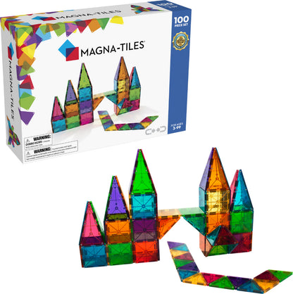 MagnaTiles Clear Colors 100 Piece Set