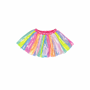 Stripy Sequins Skirt (sz 4-6)