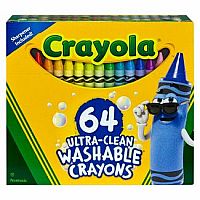 64 CT BOX WASHABLE CRAYONS