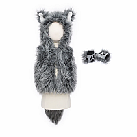 Big Bad Wolf Vest with Gloves