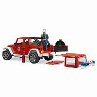 JEEP RUBICON FIRE VEHICLE W FIREMAN