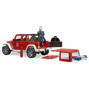 JEEP RUBICON FIRE VEHICLE W FIREMAN